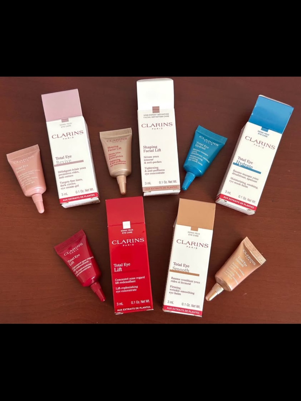 3mlx5 Clarins Eye Care Mini Tubes Set